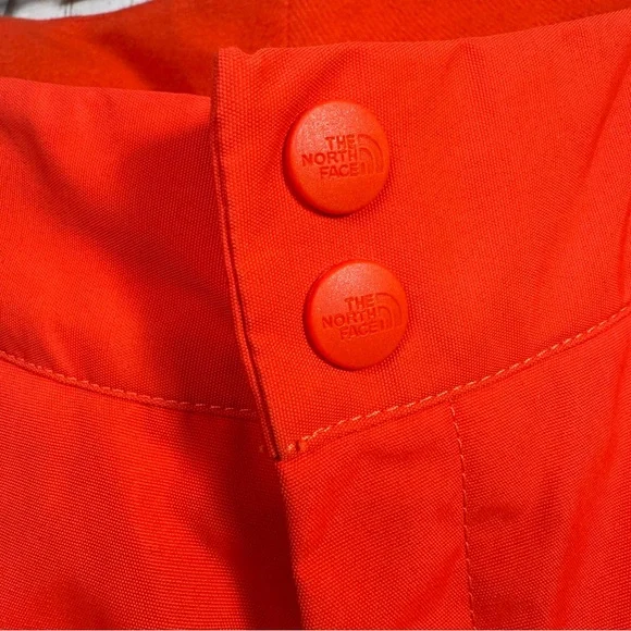 The North Face Women Orange Ski Snow Pants Size L Outdoor Adventure Snowboarding - Picture 7 of 13